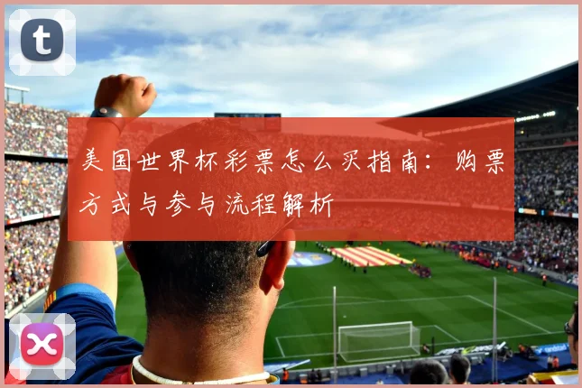 美国世界杯彩票怎么买指南：购票方式与参与流程解析